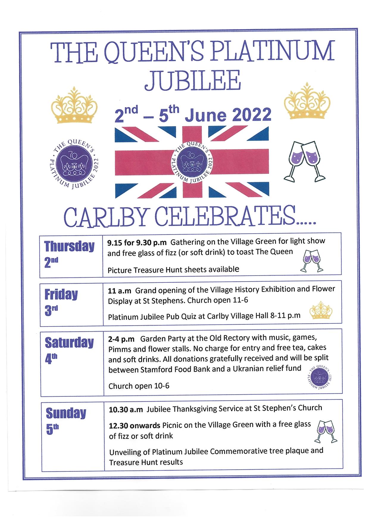 Carlby Jubilee Celebrations